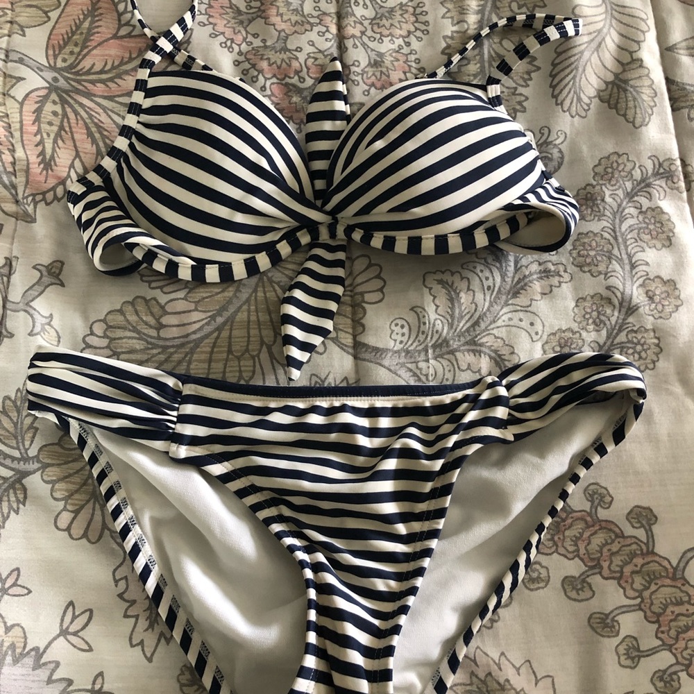 Striped two piece